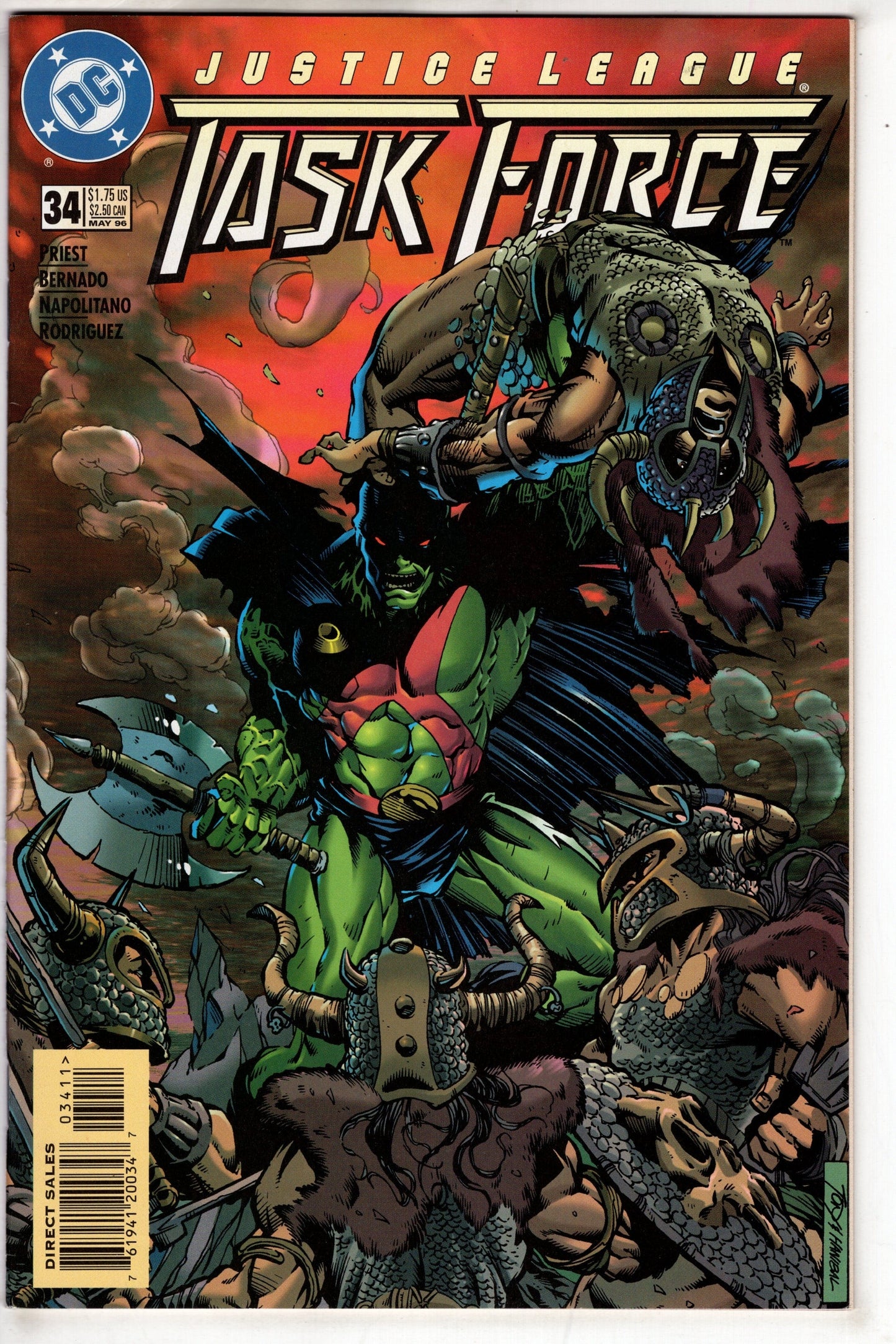 DC COMICS COMIC BOOK Justice League Task Force (1993 series) #34