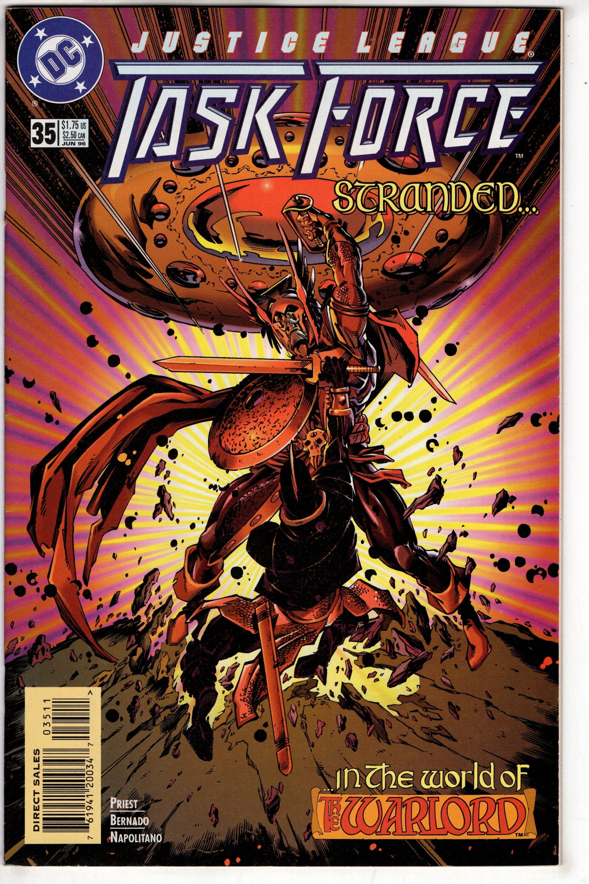 DC COMICS COMIC BOOK Justice League Task Force (1993 series) #35