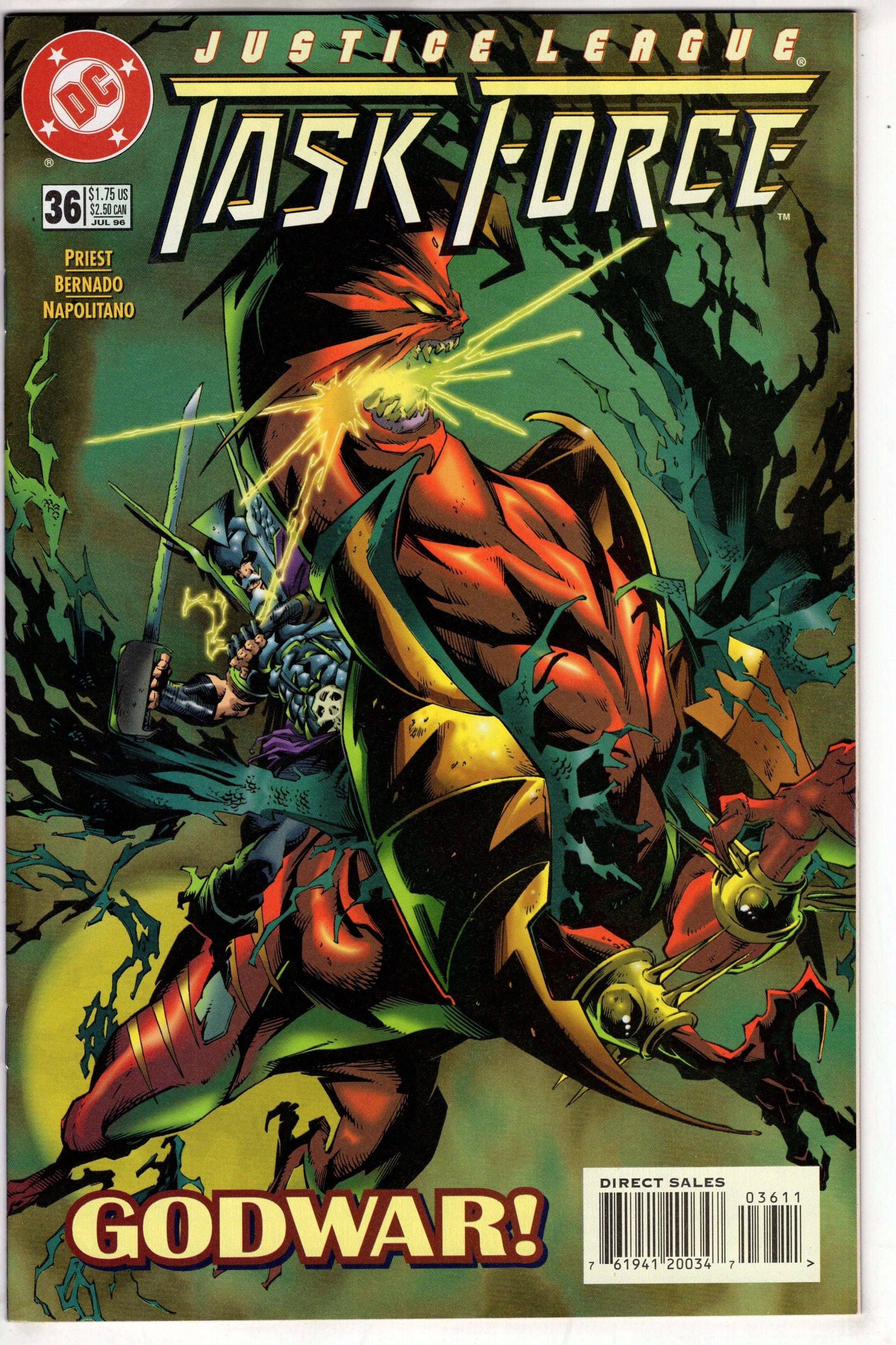 DC COMICS COMIC BOOK Justice League Task Force (1993 series) #36