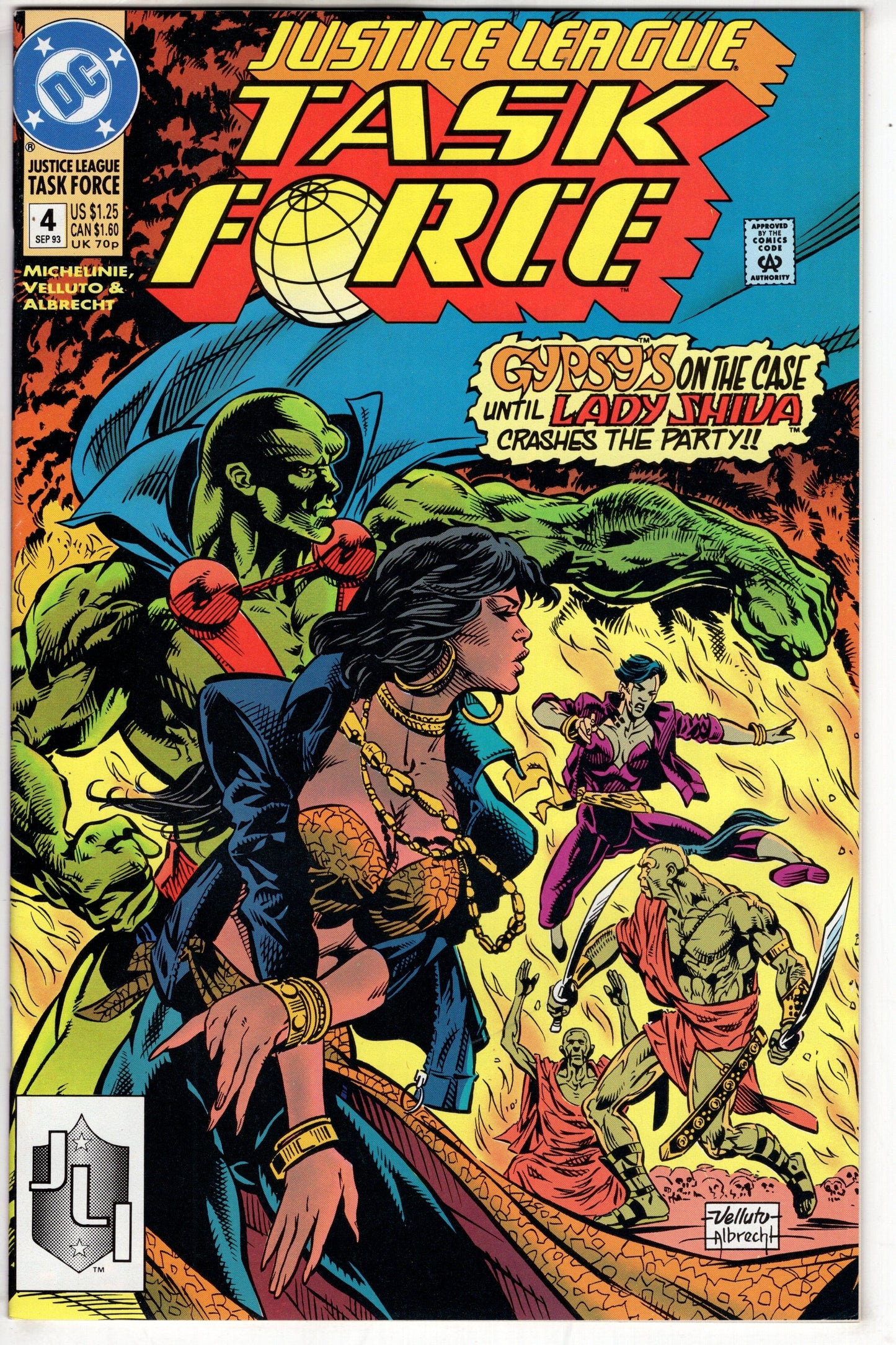 DC COMICS COMIC BOOK Justice League Task Force (1993 series) #4