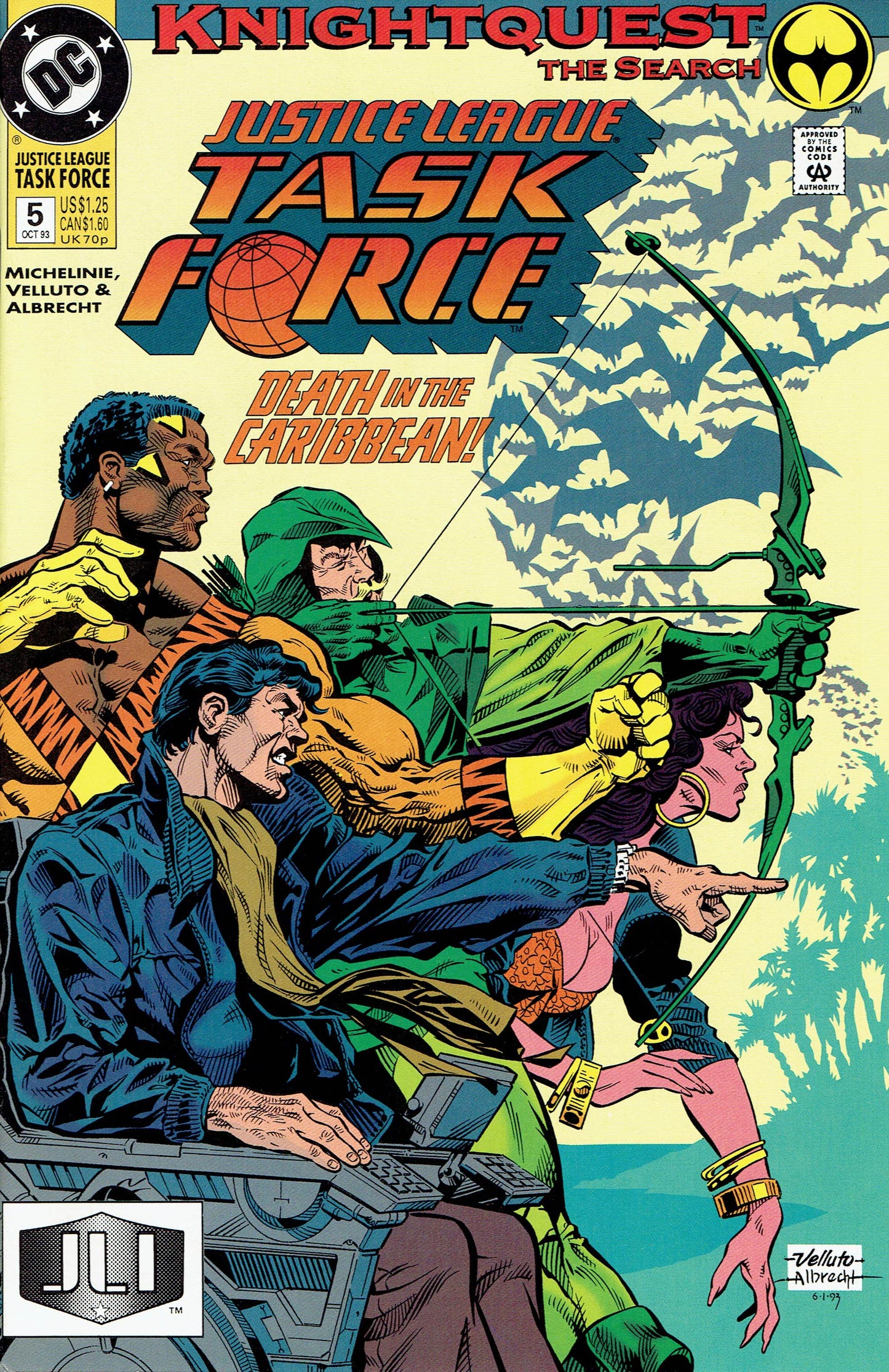DC Comics COMIC BOOK Justice League Task Force #5 (VF/NM)