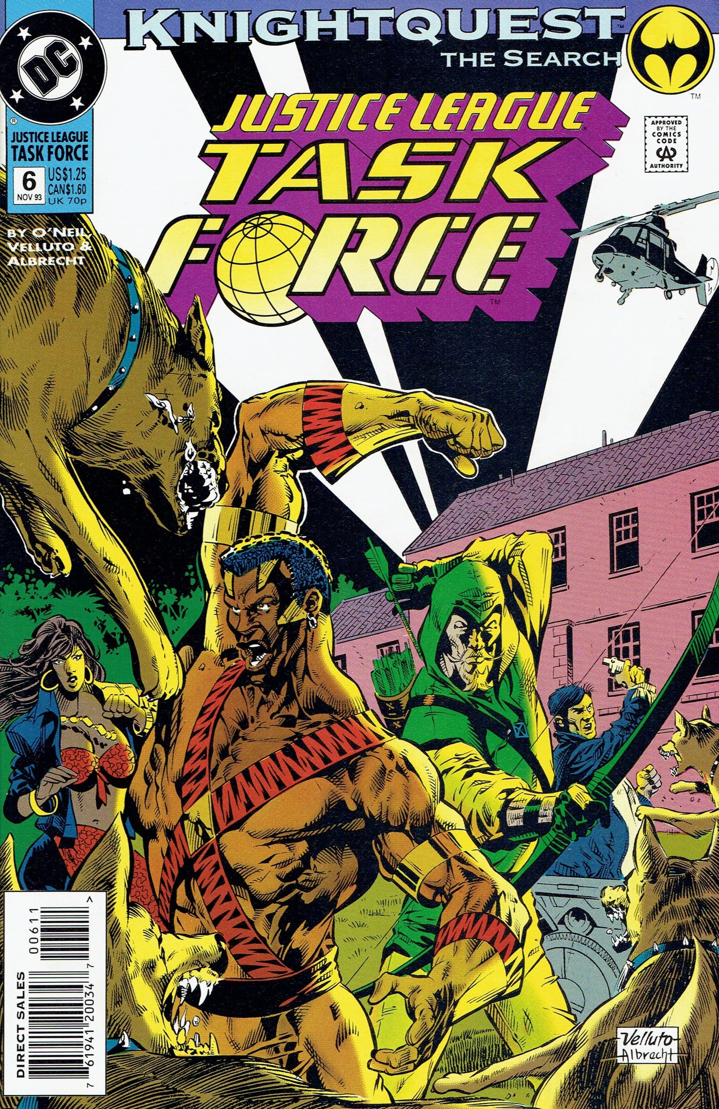 DC Comics COMIC BOOK Justice League Task Force #6 (VF/NM)