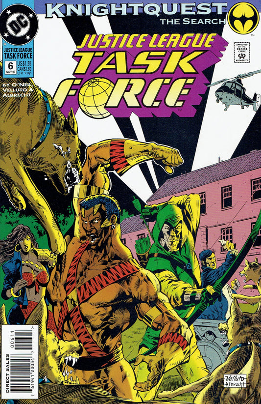 DC Comics COMIC BOOK Justice League Task Force #6 (VF/NM)
