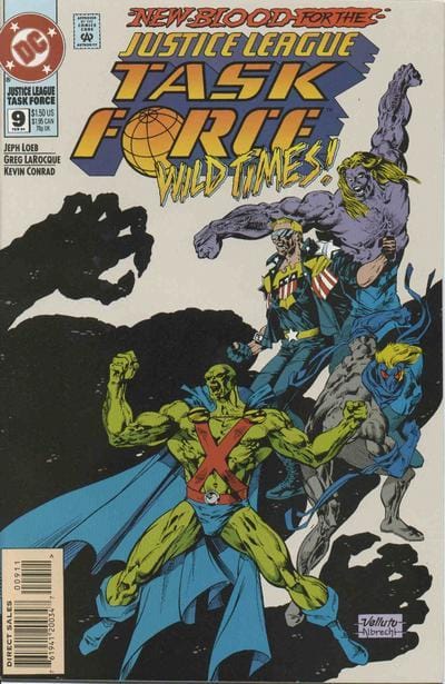 DC Comics COMIC BOOK Justice League Task Force #9 (VF/NM)