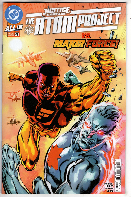 DC COMICS COMIC BOOK JUSTICE LEAGUE THE ATOM PROJECT #4 (OF 6) CVR A MIKE PERKINS