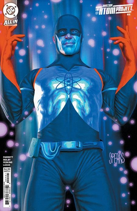 DC COMICS COMIC BOOK JUSTICE LEAGUE THE ATOM PROJECT #4 (OF 6) CVR B MARK SPEARS CARD STOCK VAR
