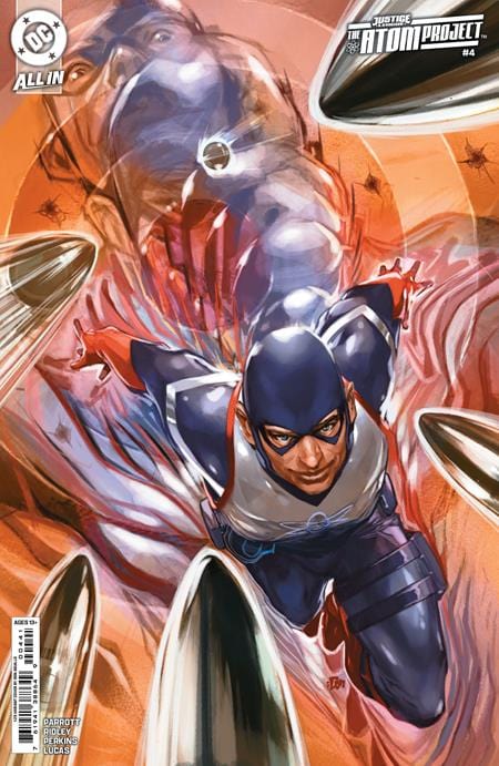 DC COMICS COMIC BOOK JUSTICE LEAGUE THE ATOM PROJECT #4 (OF 6) CVR D INC 1:25 DON AGUILLO CARD STOCK VAR
