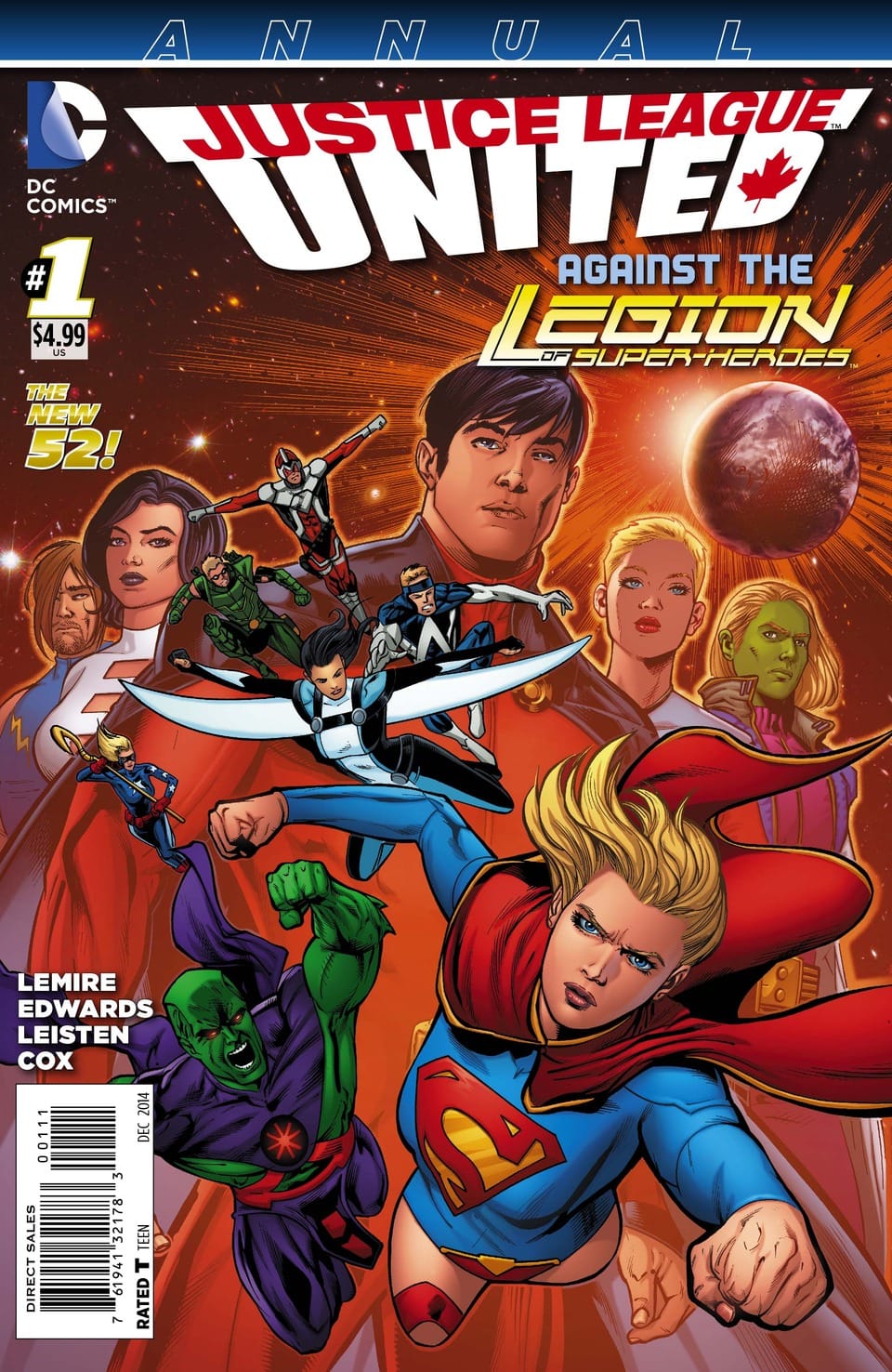 DC Comics COMIC BOOK Justice League United Annual #1 - CVR A (VF)