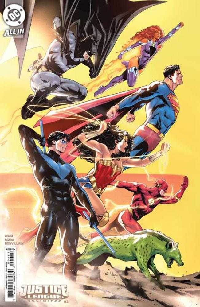 DC Comics COMIC BOOK Justice League Unlimited #2 Cover H 1 in 50 Lucas Meyer Card Stock Variant