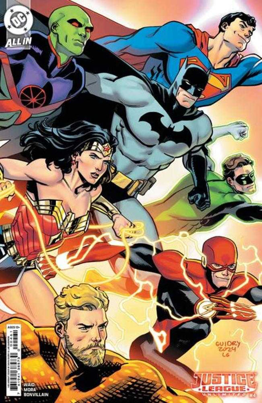 DC Comics COMIC BOOK Justice League Unlimited #4 Cover G 1 in 50 Gavin Guidry Card Stock Variant