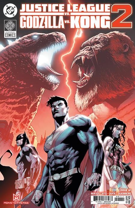 DC Comics COMIC BOOK JUSTICE LEAGUE VS GODZILLA VS KONG 2 #1 (OF 7) CVR A CHRISTIAN DUCE