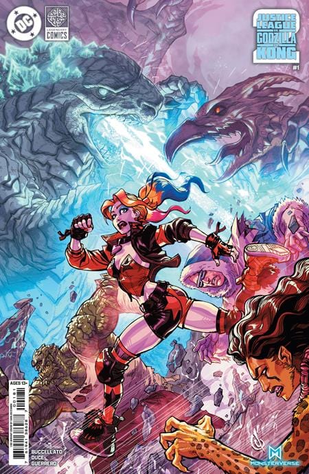 DC Comics COMIC BOOK JUSTICE LEAGUE VS GODZILLA VS KONG 2 #1 (OF 7) CVR H INC 1:50 CARLOS DANDA CARD STOCK VAR
