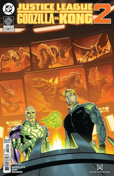 DC Comics COMIC BOOK JUSTICE LEAGUE VS GODZILLA VS KONG 2 #3 (OF 7) CVR A CHRISTIAN DUCE