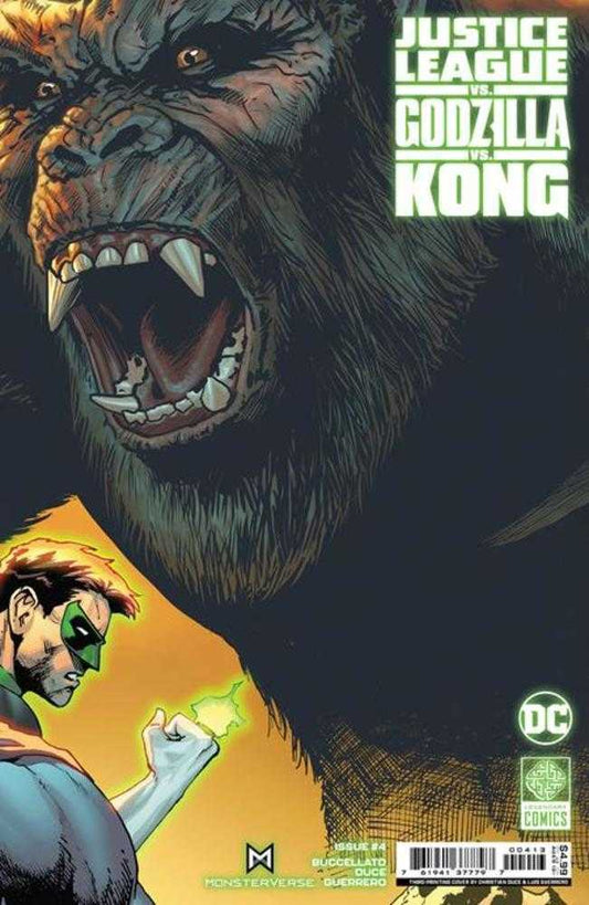 DC Comics COMIC BOOK Justice League vs Godzilla vs Kong #4 Final Printing