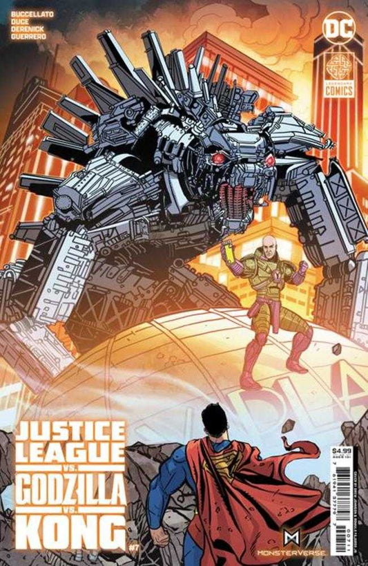 DC Comics COMIC BOOK Justice League vs Godzilla vs Kong #7 (Of 7) Cover A Drew Johnson