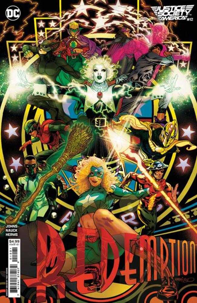 DC Comics COMIC BOOK Justice Society Of America #12 (Of 12) Cover B Tony Harris Card Stock Variant