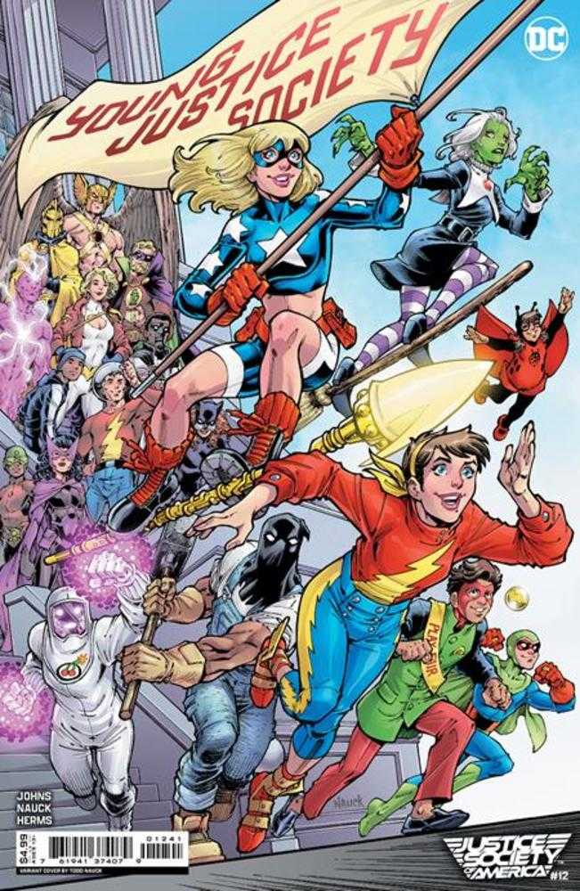 DC Comics COMIC BOOK Justice Society Of America #12 (Of 12) Cover C Todd Nauck Card Stock Variant