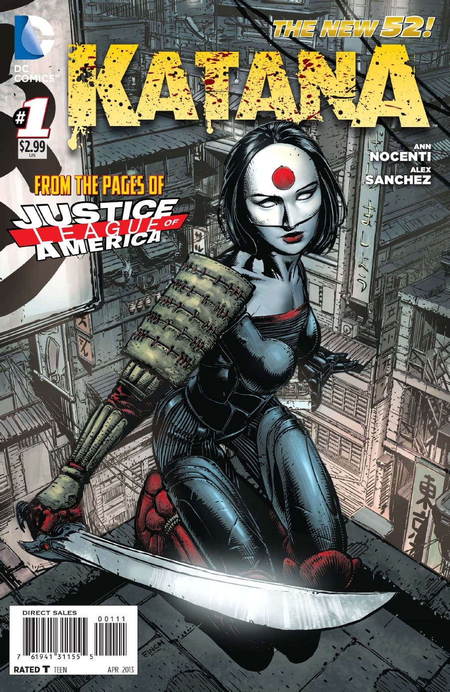 DC Comics COMIC BOOK Katana #1 CVR A DC Comics 2013 VF