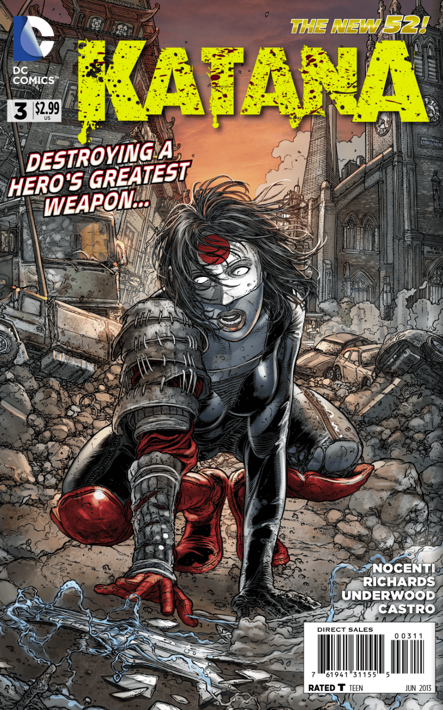 DC Comics COMIC BOOK Katana #3 CVR A DC Comics 2013 VF