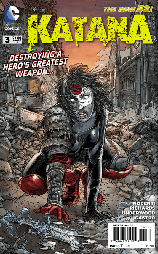 DC Comics COMIC BOOK Katana #3 CVR A DC Comics 2013 VF