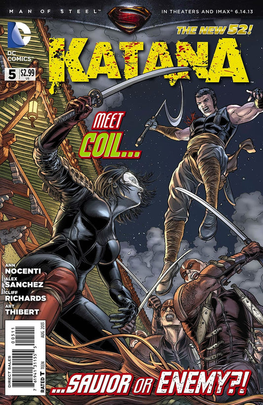 DC Comics COMIC BOOK Katana #5 CVR A DC Comics 2013 VF