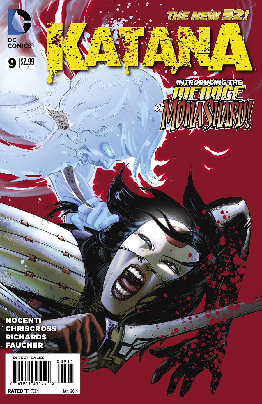 DC Comics COMIC BOOK Katana #9 CVR A DC Comics 2013 VF