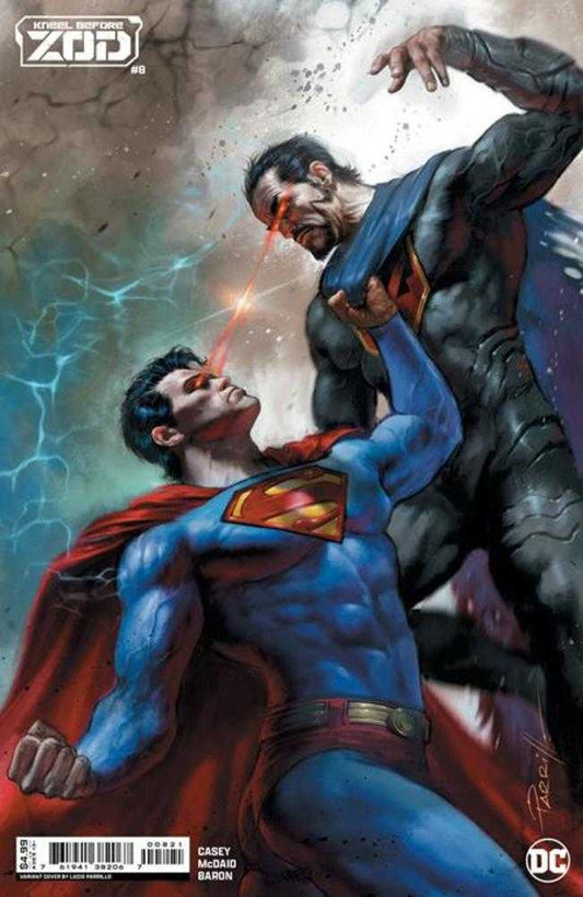 DC Comics COMIC BOOK Kneel Before Zod #8 (Of 8) Cover B Lucio Parrillo Card Stock Variant