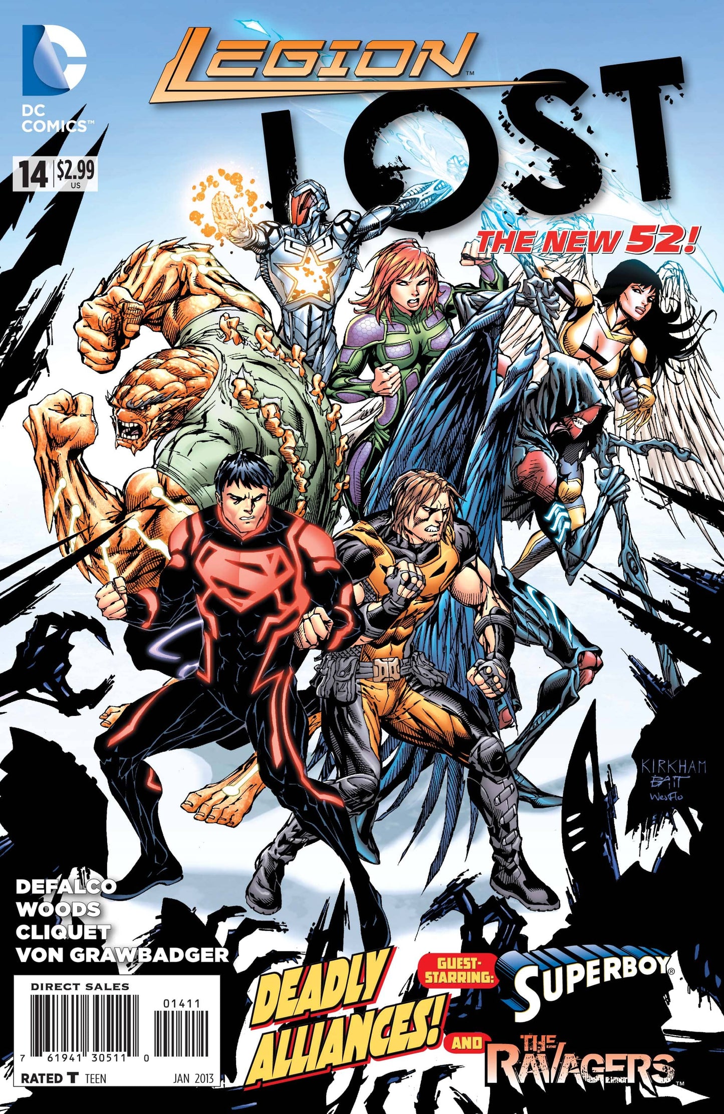 DC Comics COMIC BOOK Legion Lost #14 - CVR A (FN)