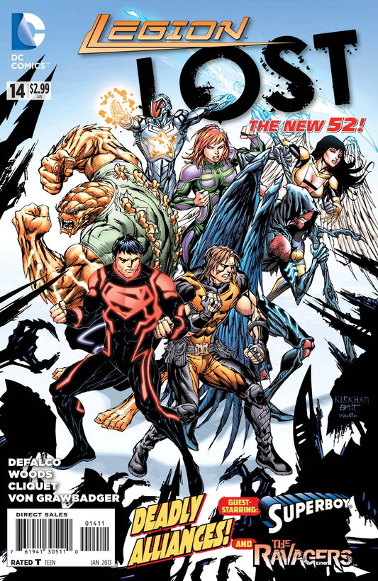 DC Comics COMIC BOOK Legion Lost #14 - CVR A (FN)