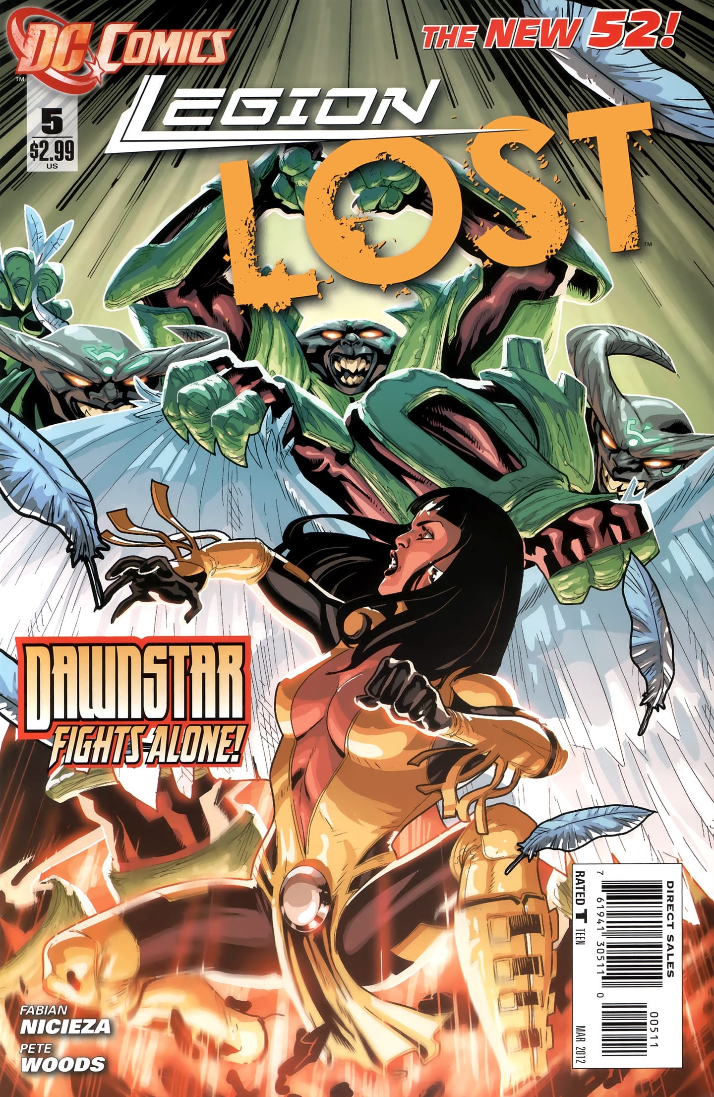 DC Comics COMIC BOOK Legion Lost #5 - CVR A (FN)