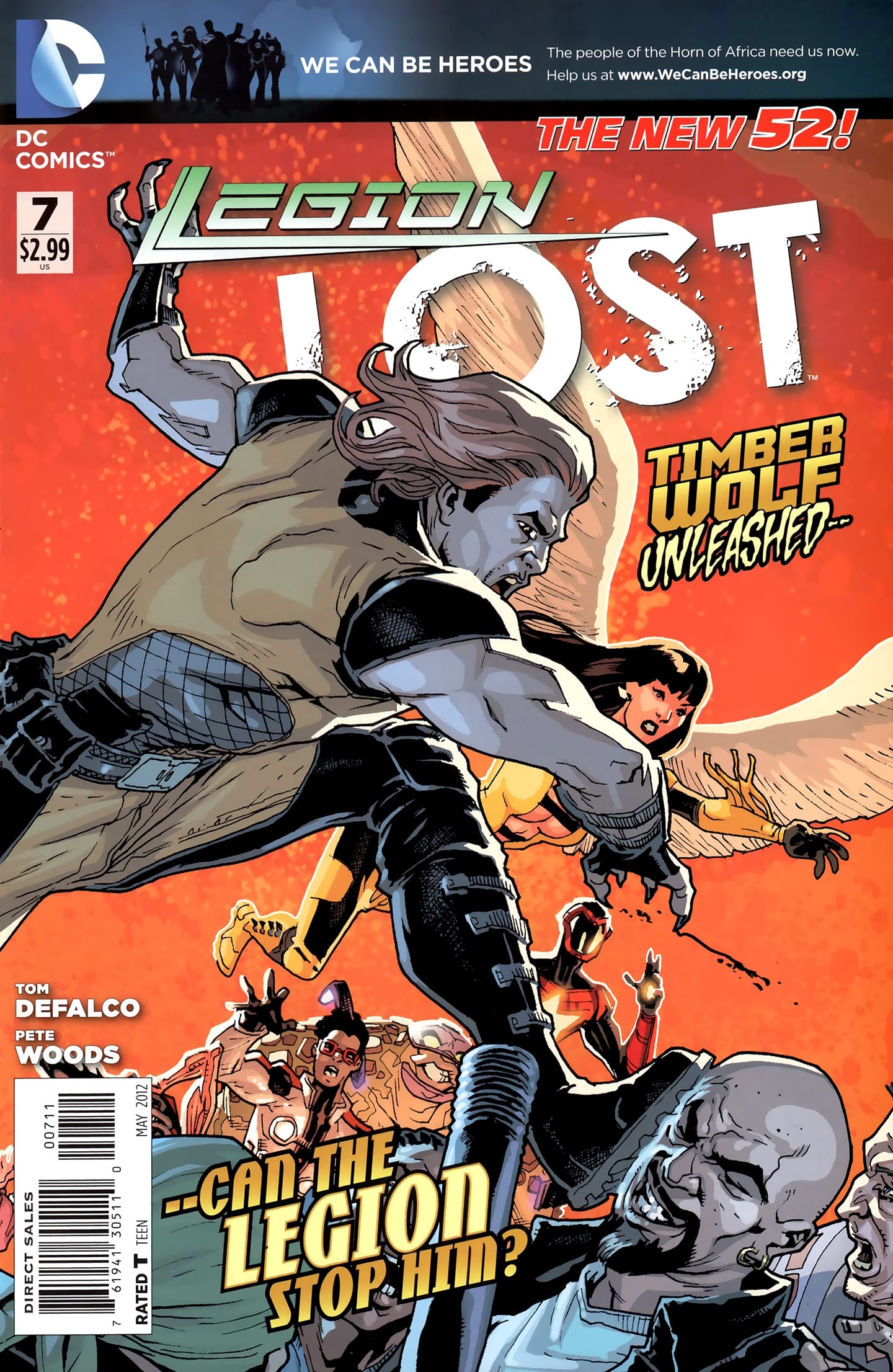 DC Comics COMIC BOOK Legion Lost #7 - CVR A (FN)