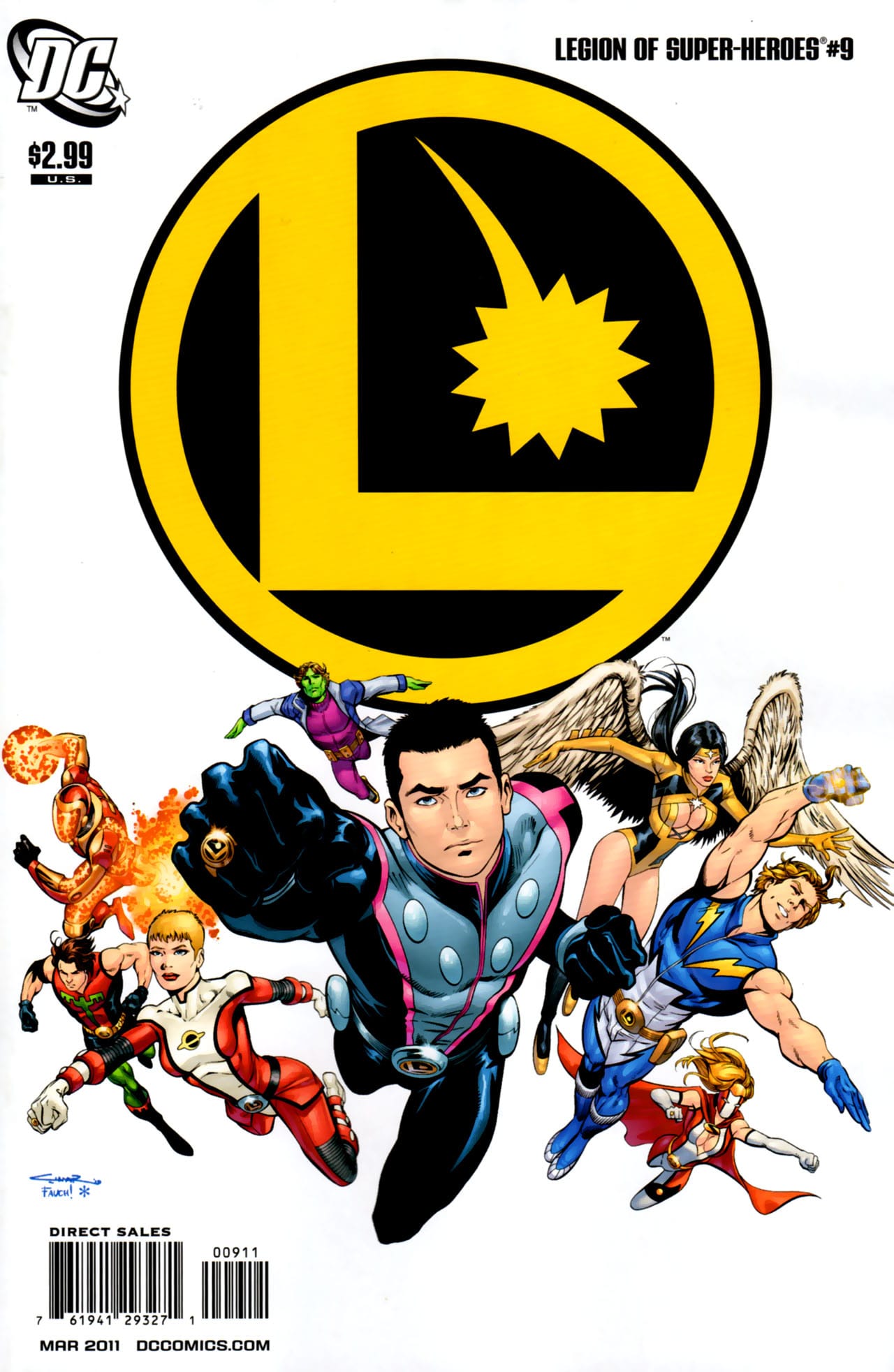 DC Comics COMIC BOOK Legion of Super-Heroes #9 - CVR A (FN)