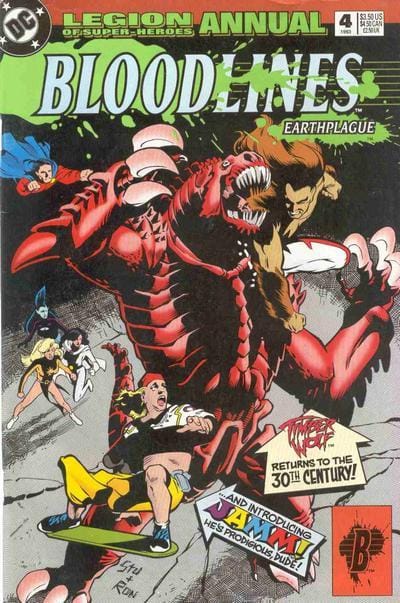 DC Comics COMIC BOOK Legion of Super-Heroes Annual #4 - CVR A (FN)