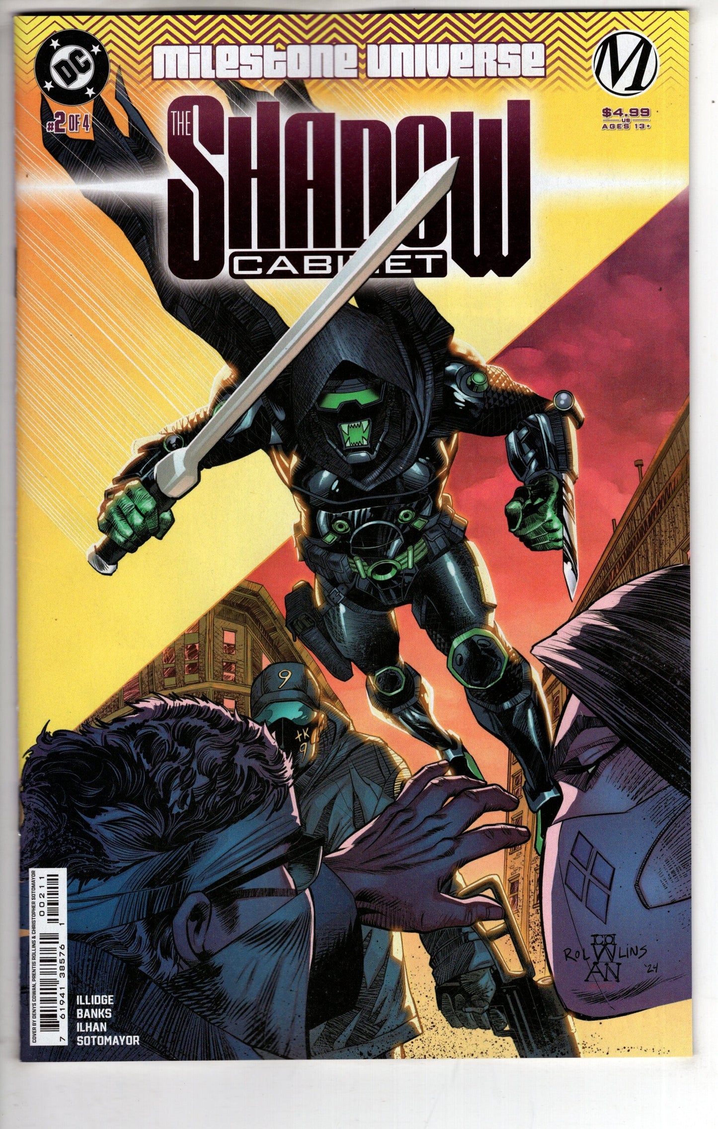 DC Comics COMIC BOOK Milestone Universe The Shadow Cabinet #2 (Of 4) Cover A  Comic Book