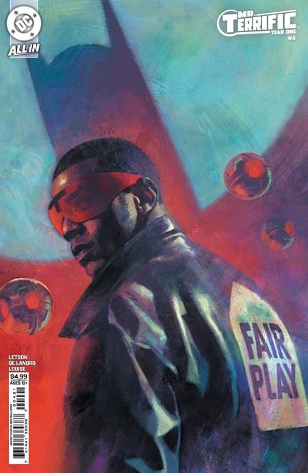 DC Comics COMIC BOOK MR TERRIFIC YEAR ONE #4 (OF 6) CVR B GREG SMALLWOOD CARD STOCK VAR