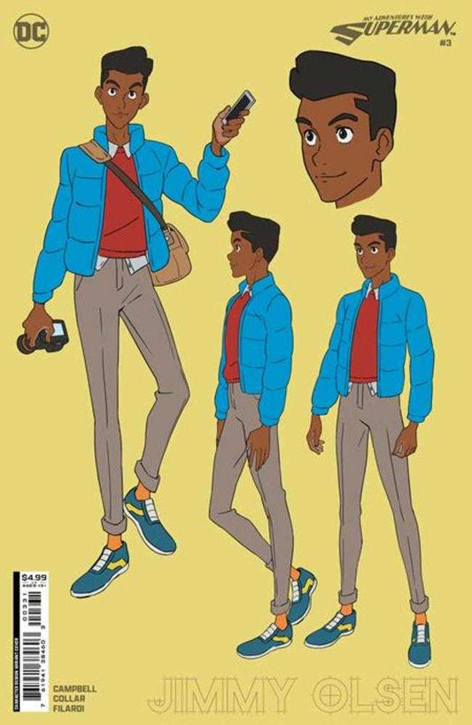 DC Comics COMIC BOOK My Adventures With Superman #3 (Of 6) Cover C Design Card Stock Variant