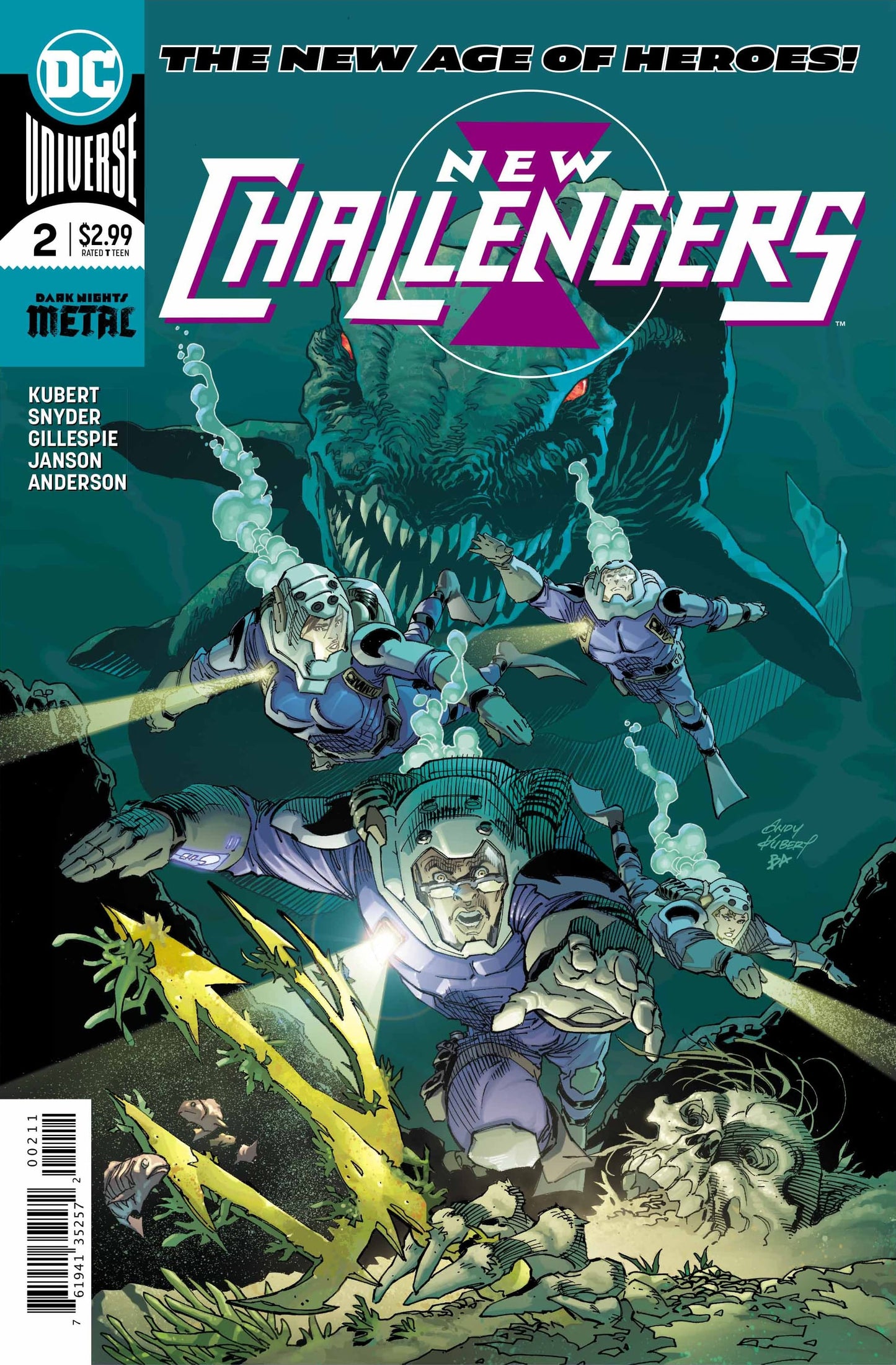 DC Comics COMIC BOOK New Challengers #2 (VF/NM)