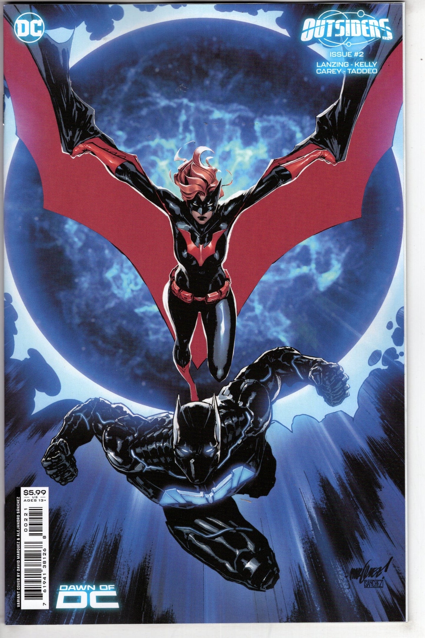 DC Comics COMIC BOOK Outsiders #2 (Of 12) Cover B David Marquez Card Stock Variant