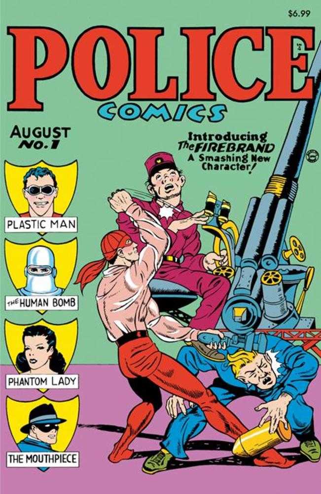 DC Comics COMIC BOOK Police Comics #1 Facsimile Edition