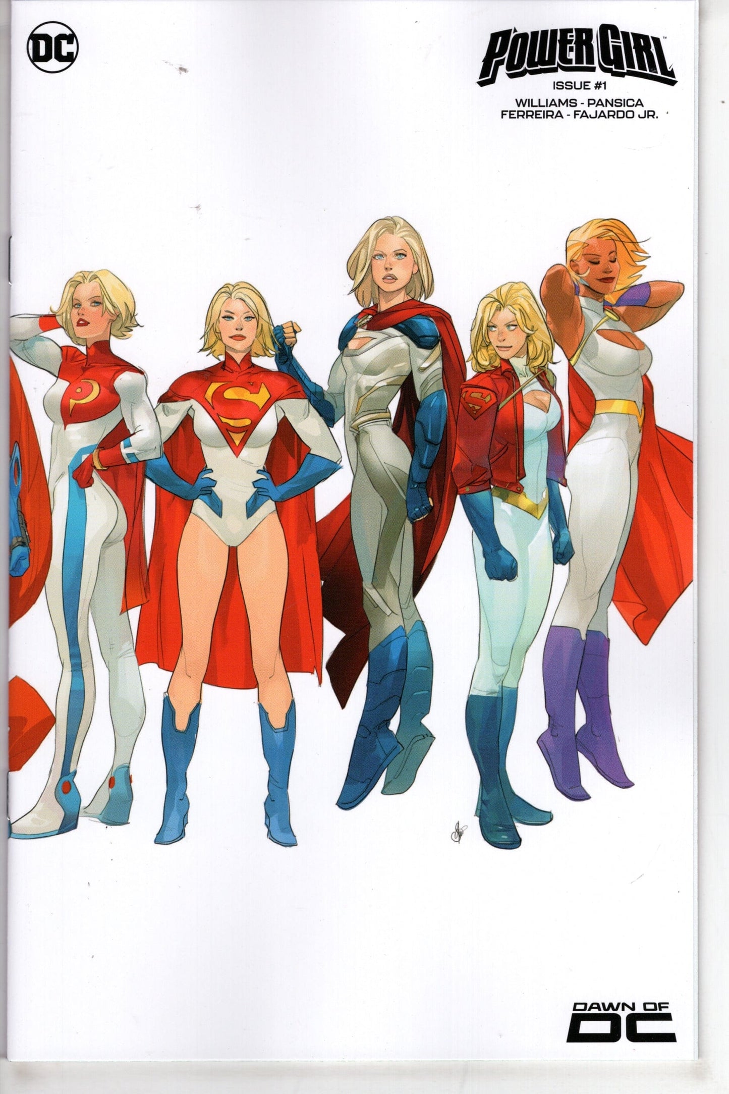 DC Comics COMIC BOOK Power Girl #1 Cover F 1 in 25 Otto Schmidt Card Stock Variant