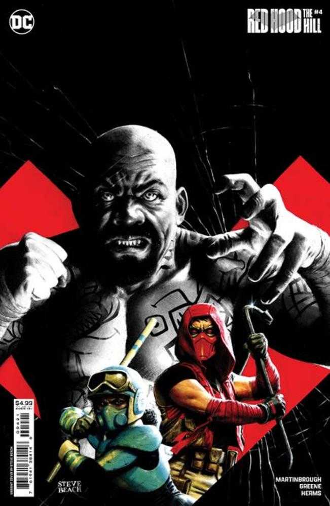 DC Comics COMIC BOOK Red Hood The Hill #4 (Of 6) Cover B Steve Beach Card Stock Variant