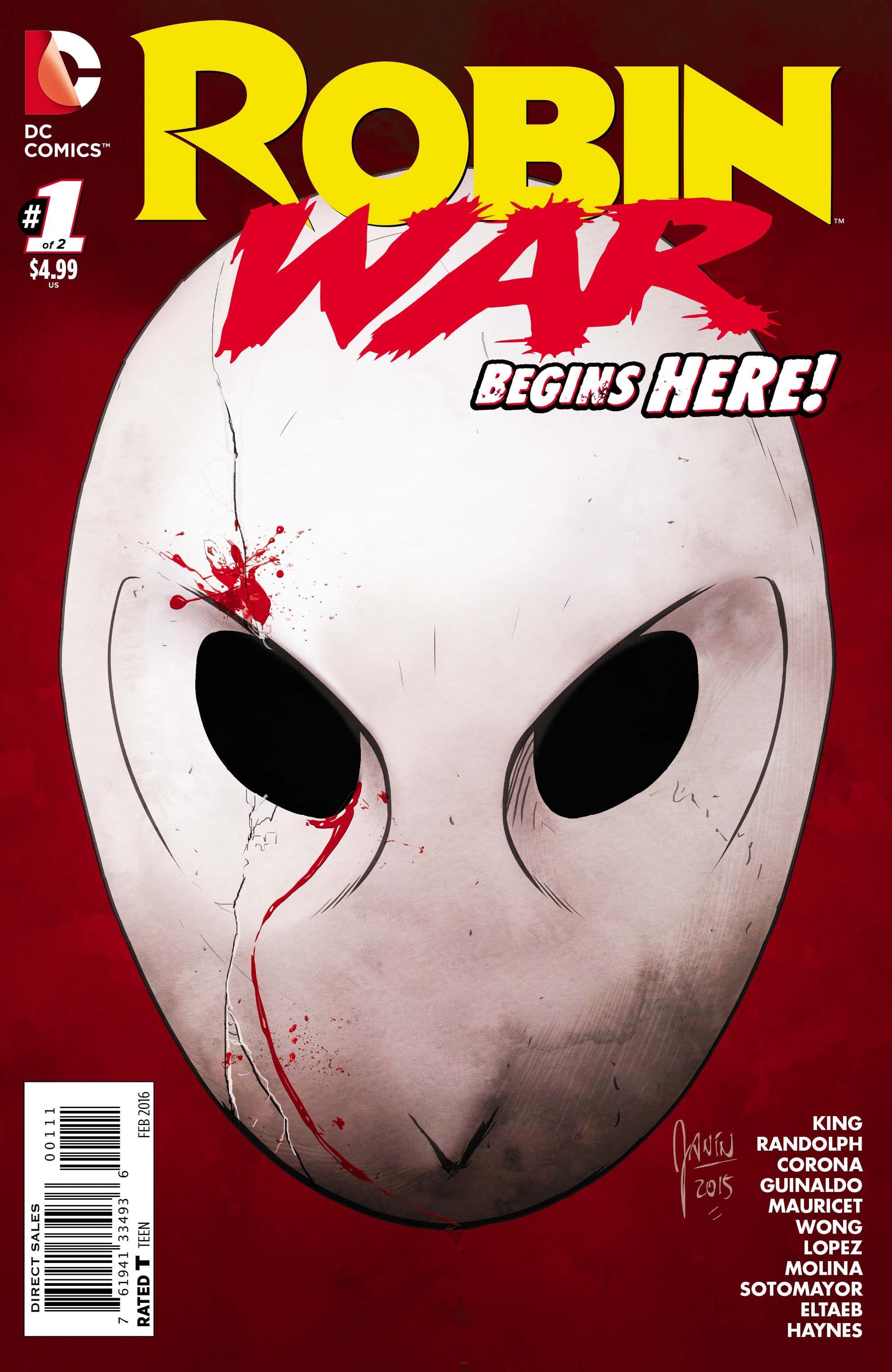 DC Comics COMIC BOOK Robin War #1 - CVR A (VF/NM)