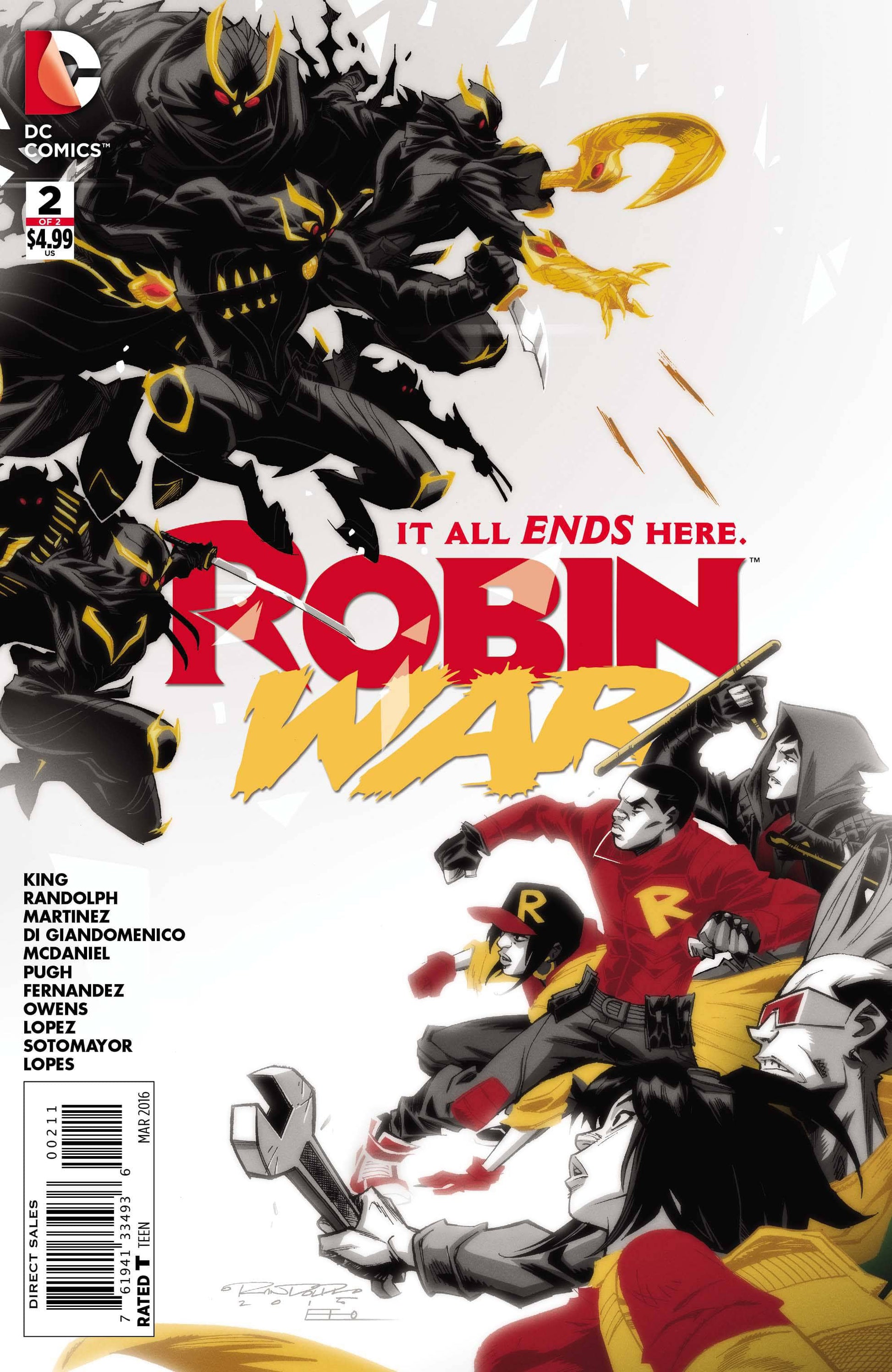 DC Comics COMIC BOOK Robin War #2 - CVR A (VF/NM)