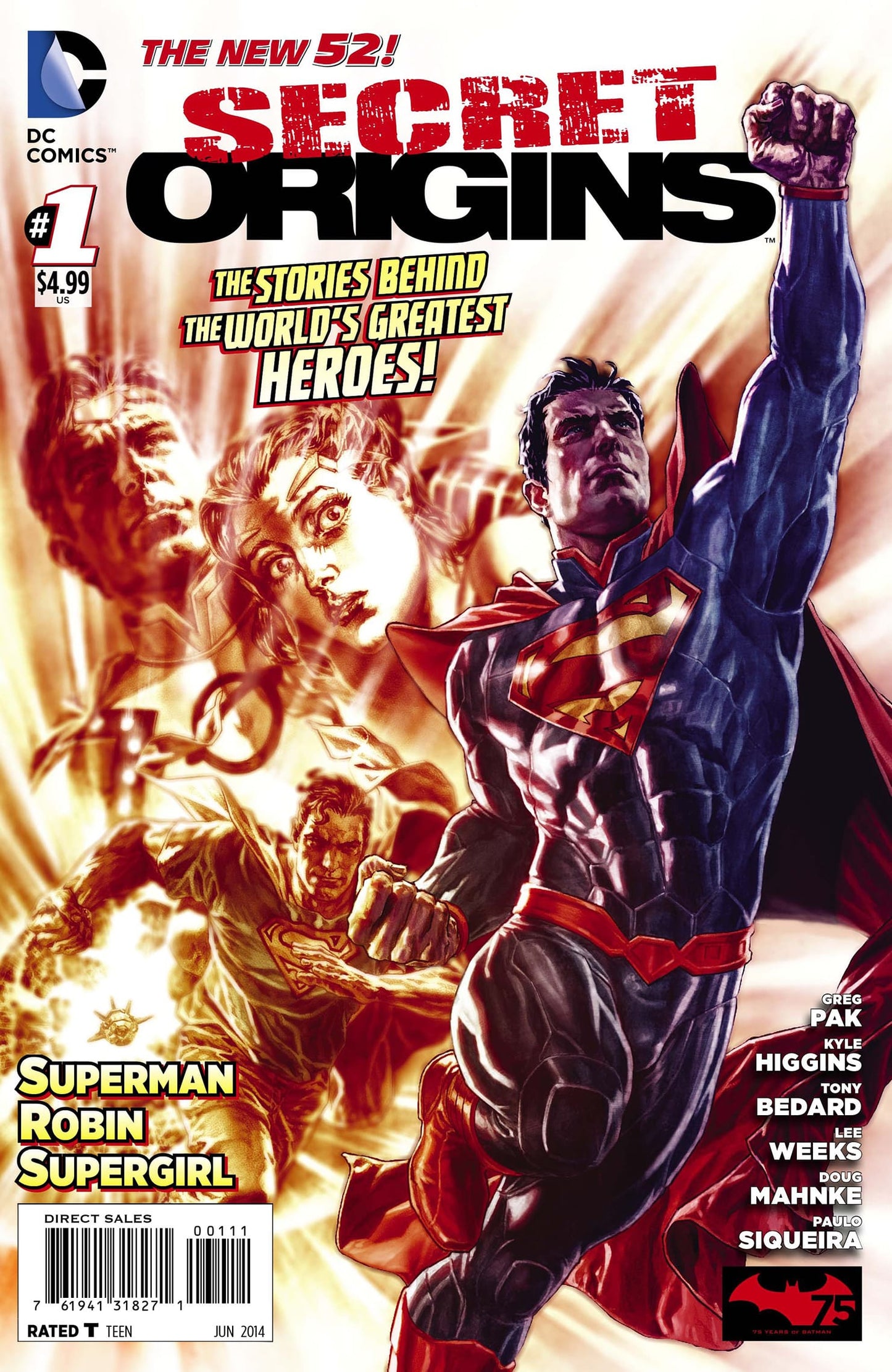 DC Comics COMIC BOOK Secret Origins #1 (VF/NM)
