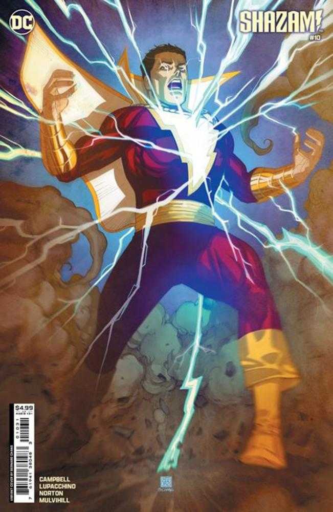 DC Comics COMIC BOOK Shazam #10 Cover B Bernard Chang Card Stock Variant