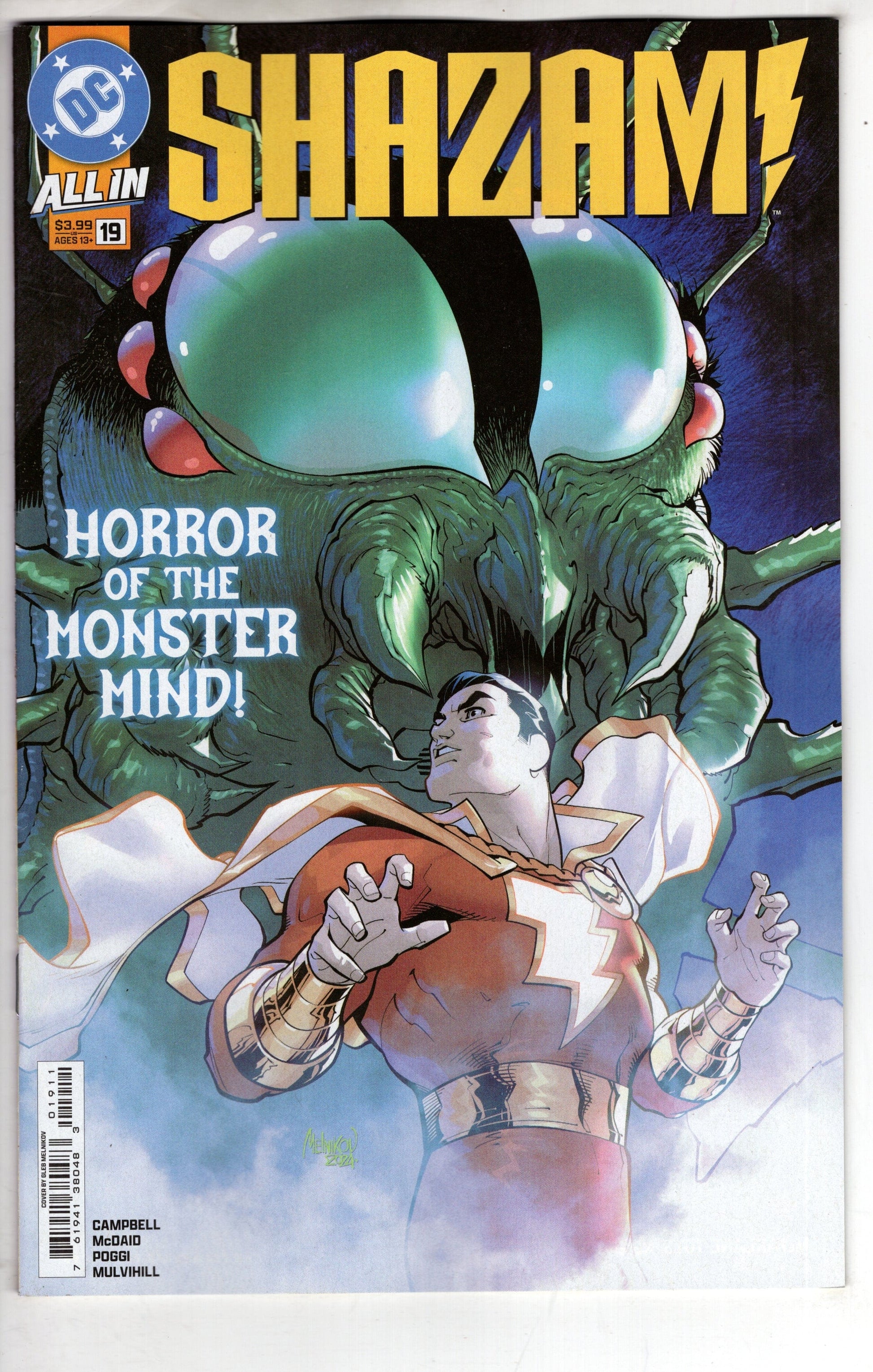 DC Comics COMIC BOOK Shazam #19 Cover A Gleb Melnikov