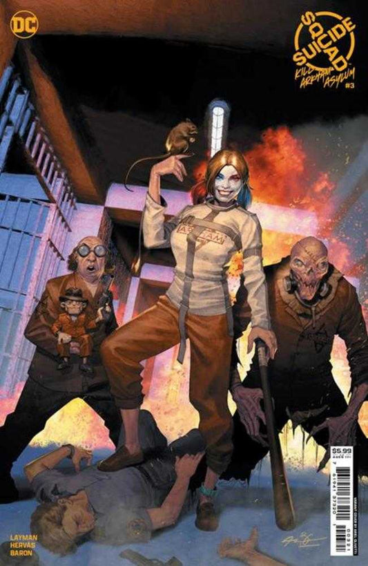 DC Comics COMIC BOOK Suicide Squad Kill Arkham Asylum #3 (Of 5) Cover B Ariel Olivetti Card Stock Variant (Mature)