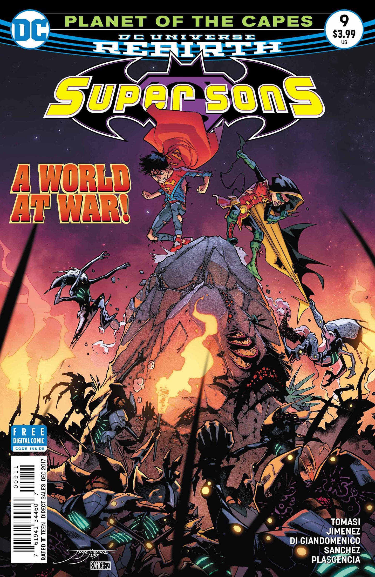 DC Comics COMIC BOOK Super Sons #9 (VF/NM)
