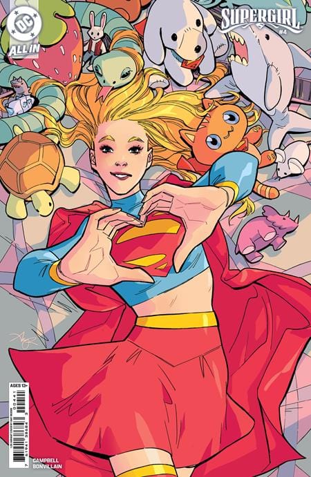 DC Comics COMIC BOOK SUPERGIRL #4 CVR D INC 1:25 AMY REEDER CARD STOCK VAR