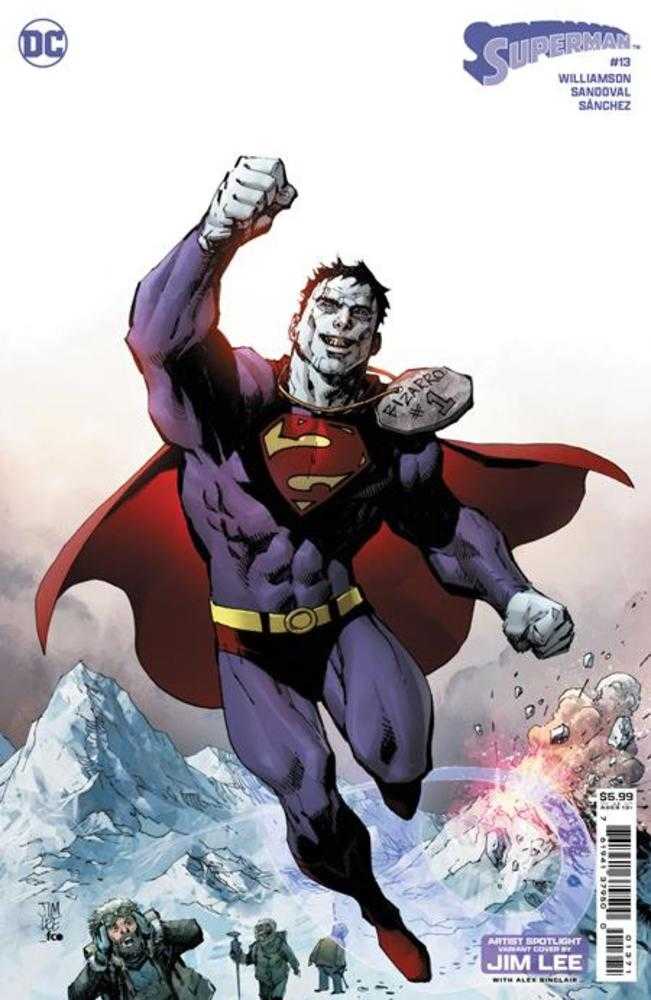 DC Comics COMIC BOOK Superman #13 Cover E Jim Lee Artist Spotlight Card Stock Variant (House Of Brainiac)